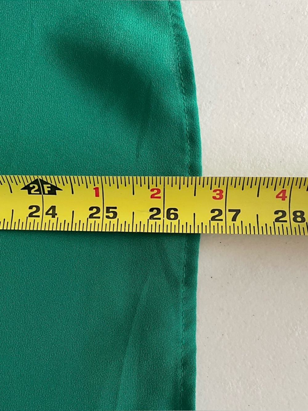 Pleione Emerald Green V-Neck Long Sleeve Blouse with Back Ruching size XL, NWOT - Picture 9 of 11